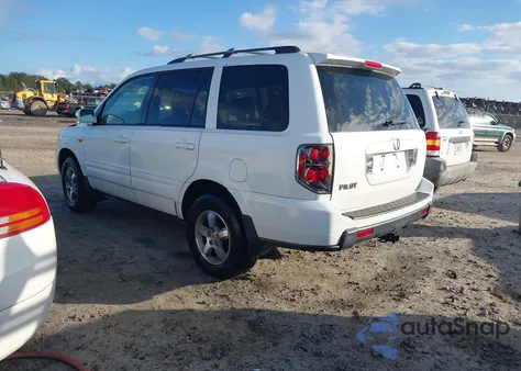 2007 Honda Pilot Ex-L из США, поврежденный, VIN 5FNYF28547B010040